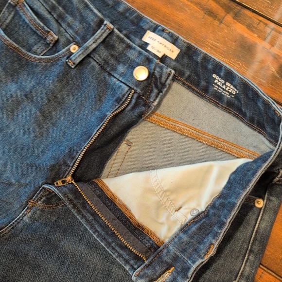 Good American Good Waist Palazzo Jeans Wide Leg Stretch - Picture 6 of 9